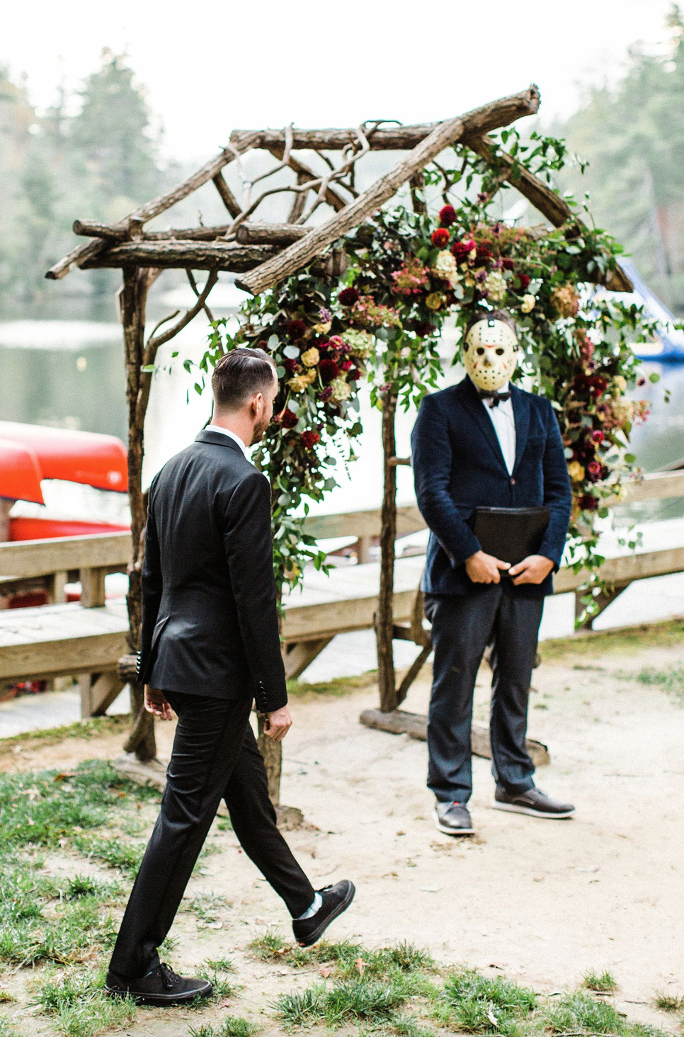 scary wedding officiant halloween
